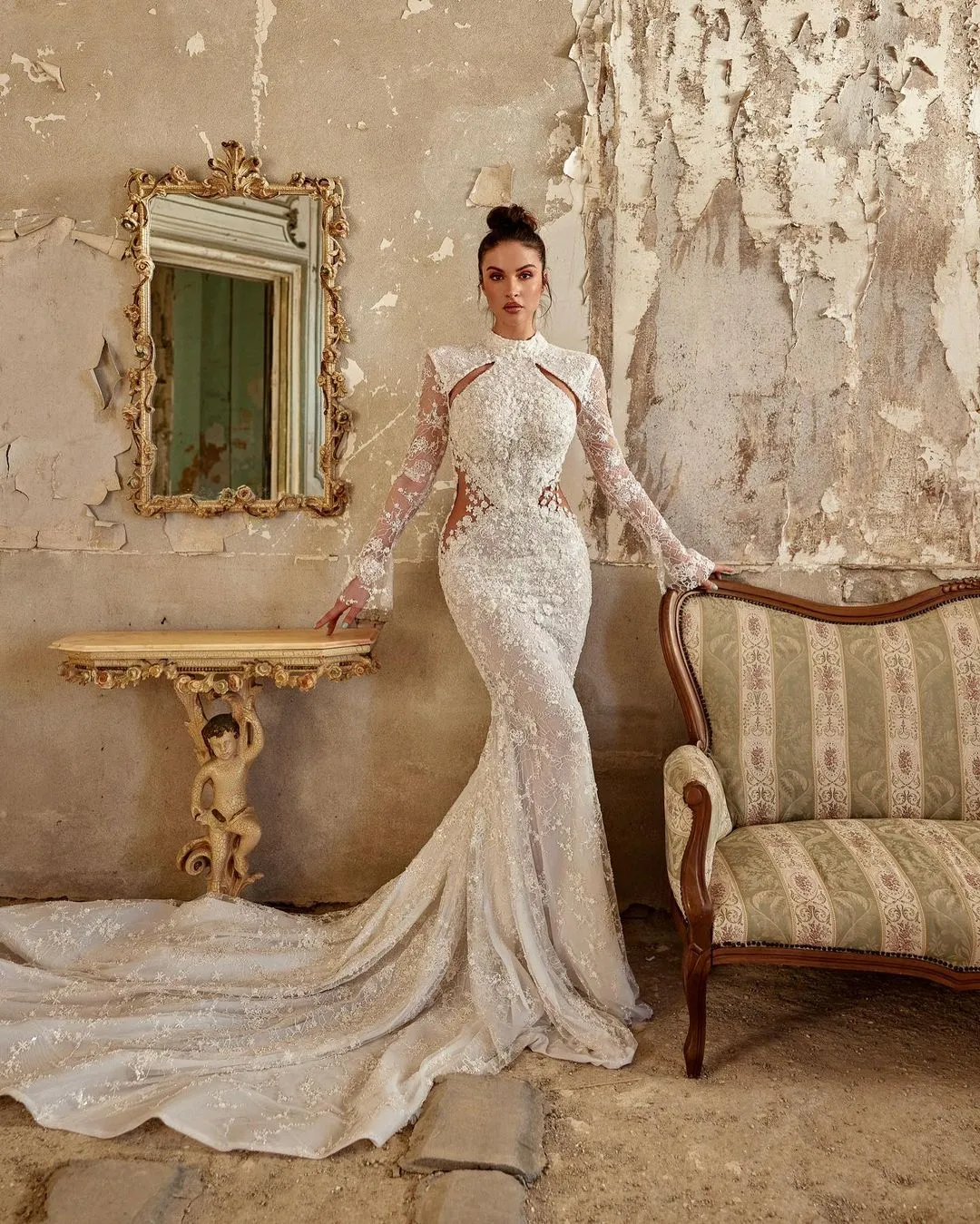 Aafia Luxury White Wedding Dress
