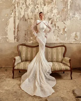 Aafia Luxury White Wedding Dress