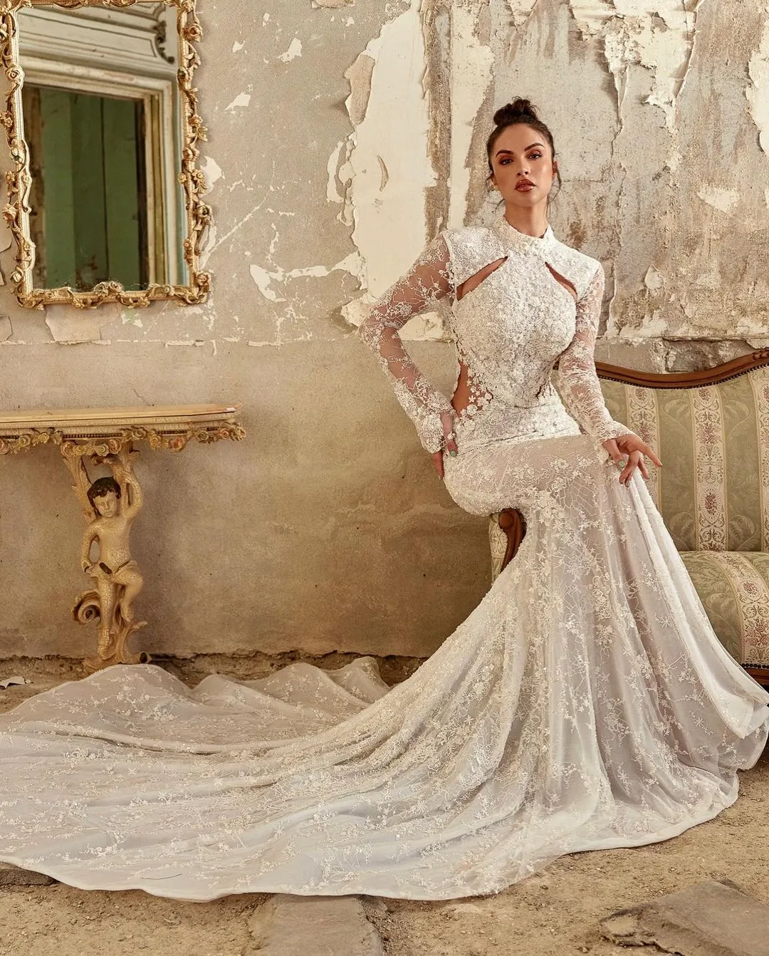 Aafia Luxury White Wedding Dress