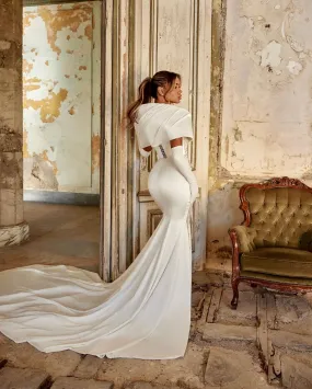 Adolyn Luxury White Wedding Dress