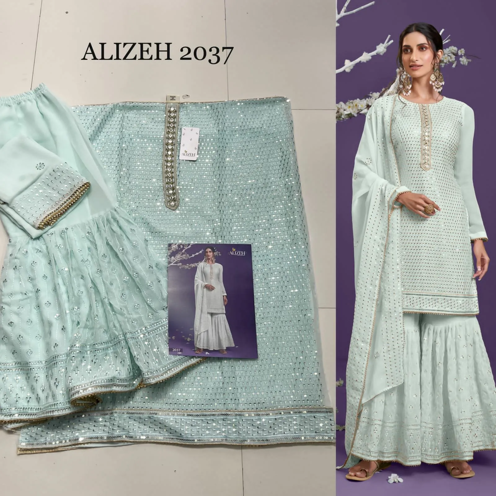 ALIZEH ZAIDA VOL-9 PREMIUM SHARARA COLLECTION