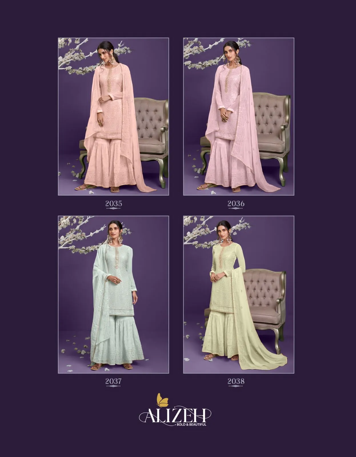 ALIZEH ZAIDA VOL-9 PREMIUM SHARARA COLLECTION