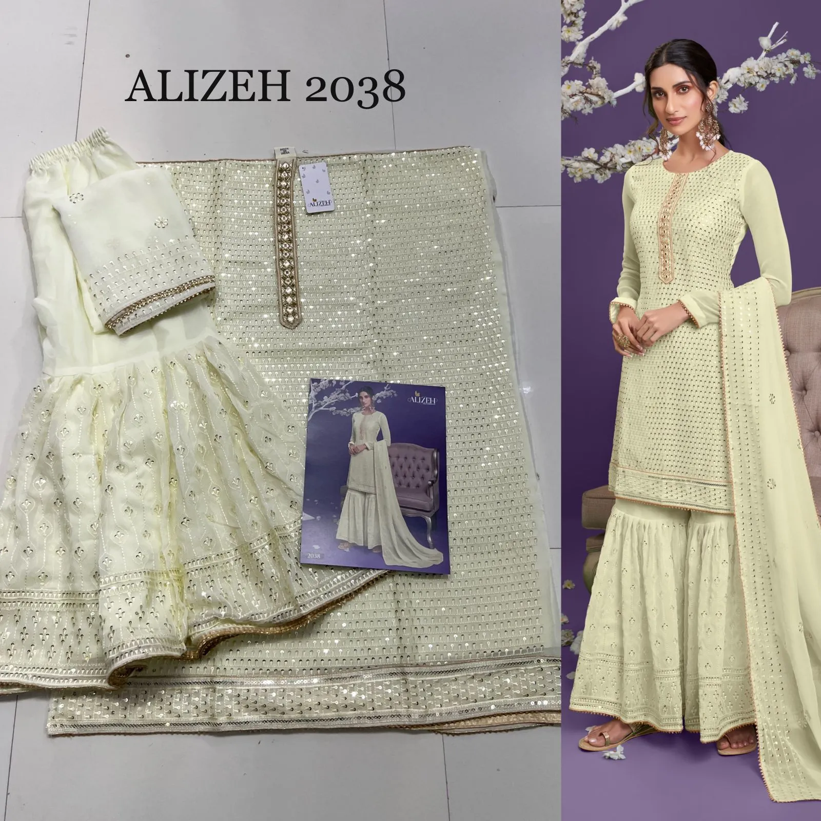 ALIZEH ZAIDA VOL-9 PREMIUM SHARARA COLLECTION