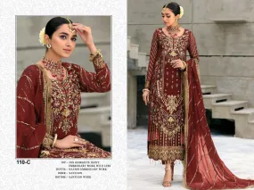 Alkaram 110 Georgette Suite