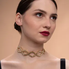 Amara Mirror Statement Choker Necklace