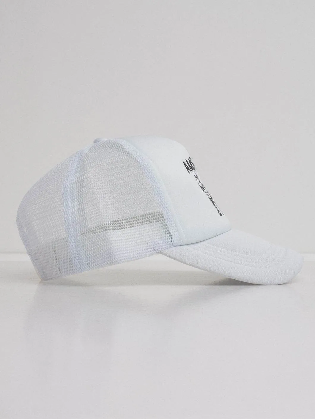Amstaff Logo Mesh Cap White