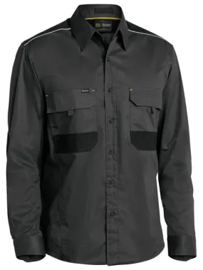Bisley Flex & Move™ Mechanical Stretch Shirt Long Sleeve-(BS6133)
