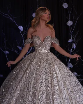 Carlee Luxury White Wedding Dress