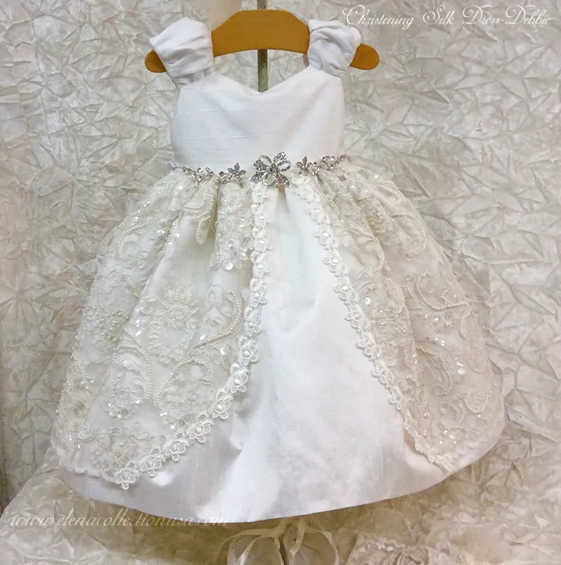 Christening Dress Silk - Debbie’s