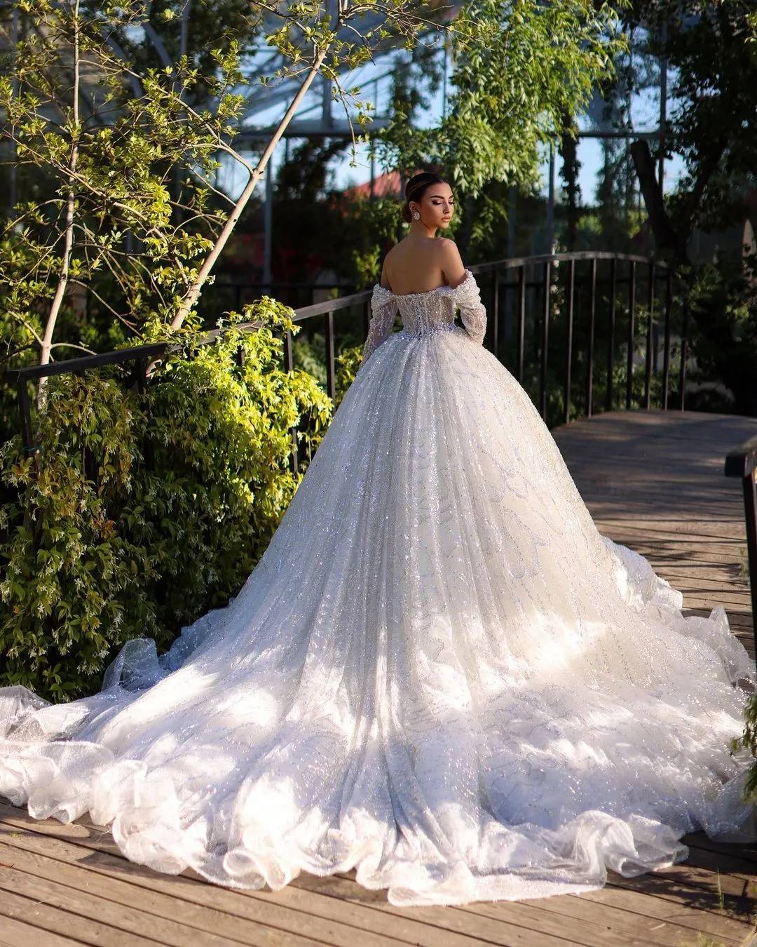 Dacie Luxury White Wedding Dress