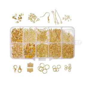 Jewelry making starter kit, 710pcs, Hypoallergenic nickel free findings