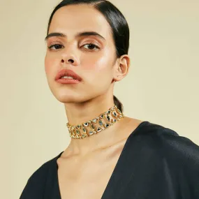 Marquise Mirror Choker