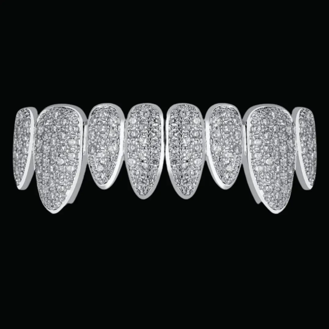 Punk Teeth Caps Iced Out Grillz