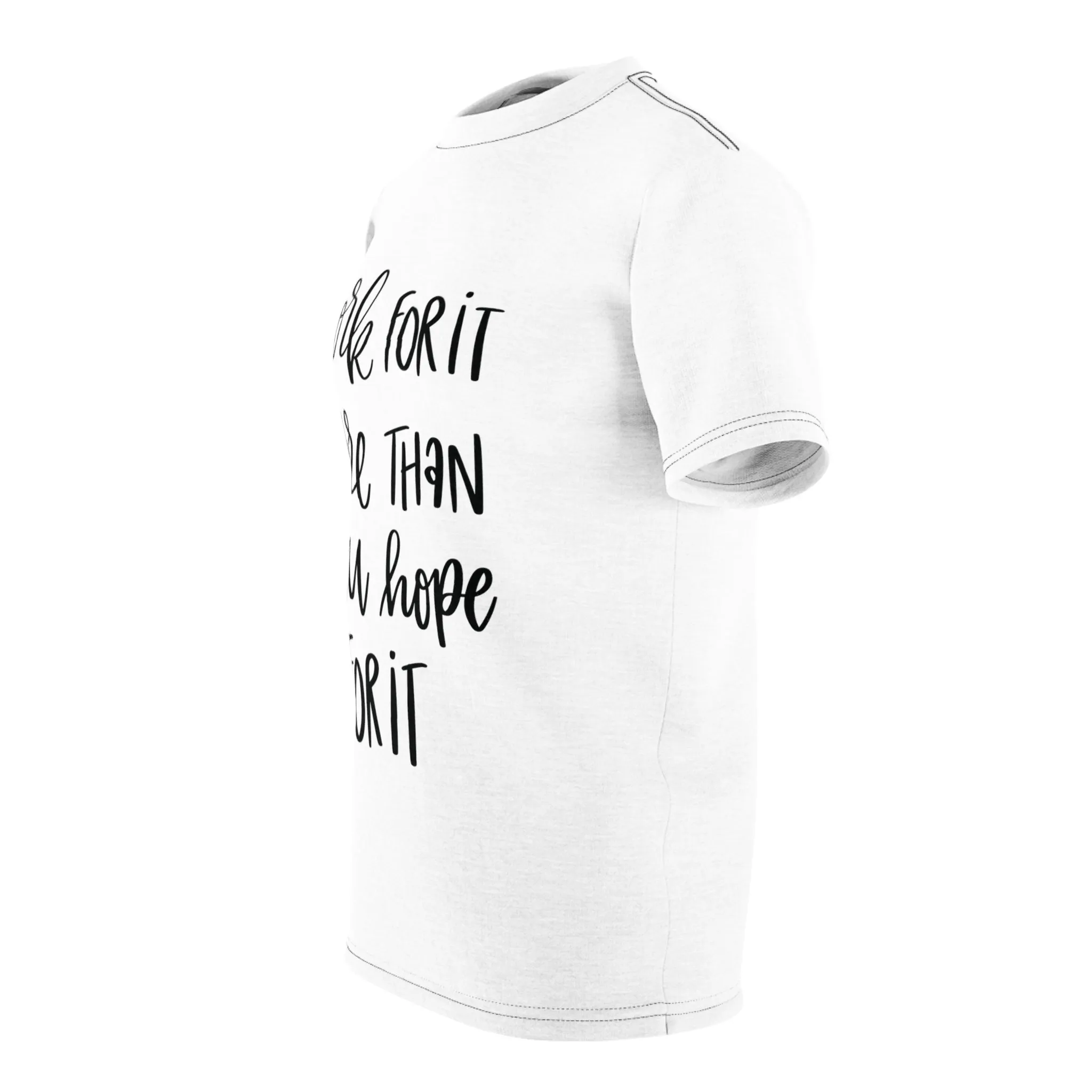 "Work For It" Cut & Sew Tee