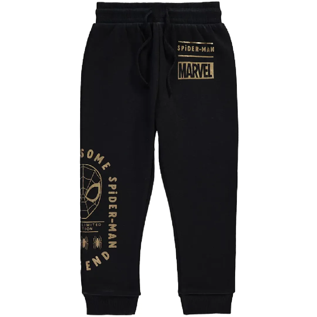 SPIDERMAN Black Jogging Pants