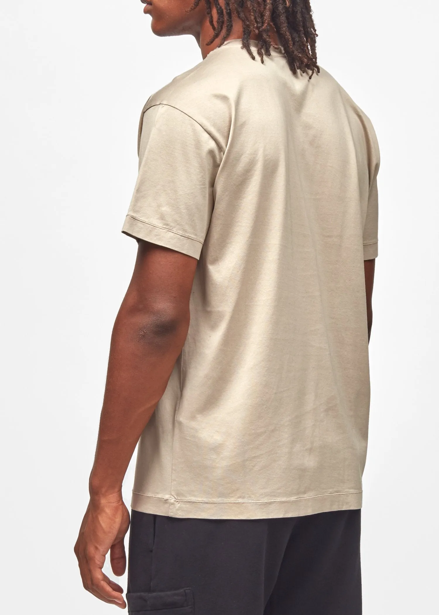 STONE ISLAND: STONE SS TEE [TAN]